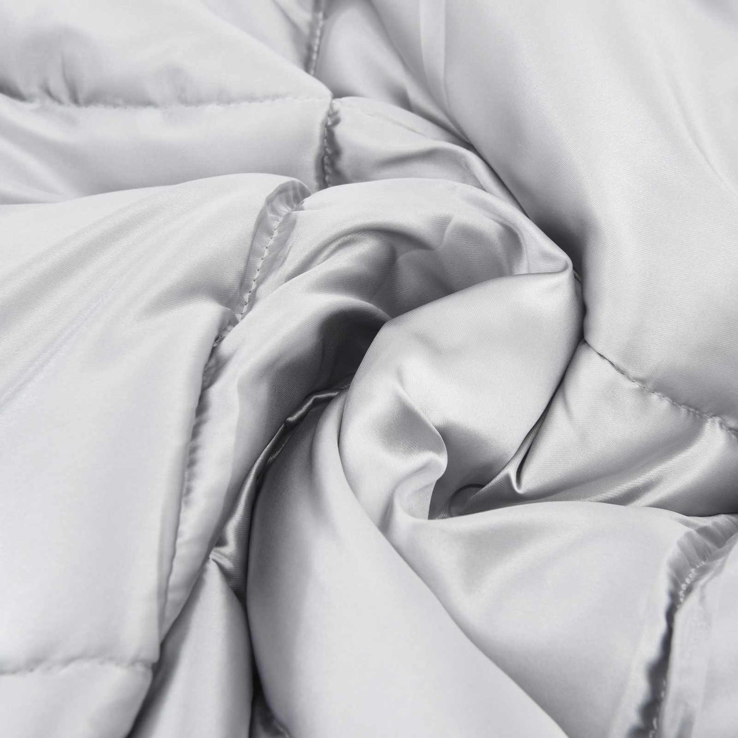 Duvet Estivo Argento 140 x 200 cm Satin e Micropile | homemem39