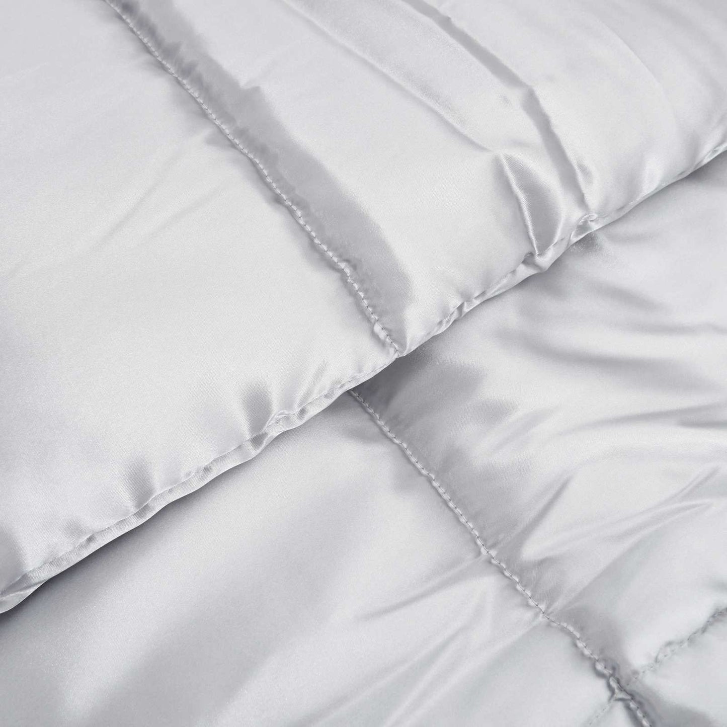 Duvet Estivo Argento 140 x 200 cm Satin e Micropile | homemem39