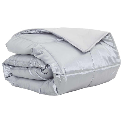 Duvet Estivo Argento 220 x 260 cm Satin e Micropile