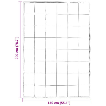 Piumone Completo Annuale Oro 200 x 140 cm Satin e Micropile