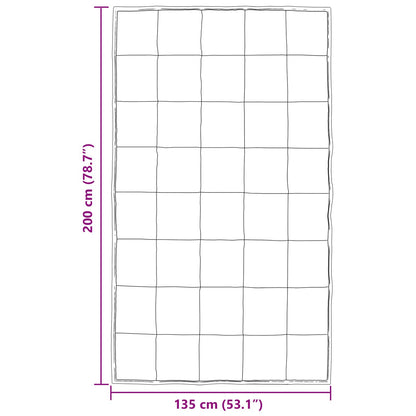 Piumone Completo Annuale Argento 200 x 135 cm Satin e Micropile