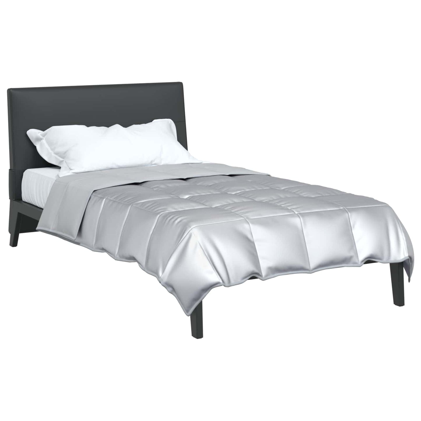 Piumone Completo Annuale Argento 200 x 140 cm Satin e Micropile