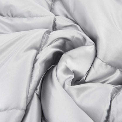 Piumone Completo Annuale Argento 200 x 240 cm Satin e Micropile | homemem39