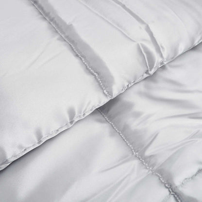 Piumone Completo Annuale Argento 220 x 260 cm Satin e Micropile | homemem39