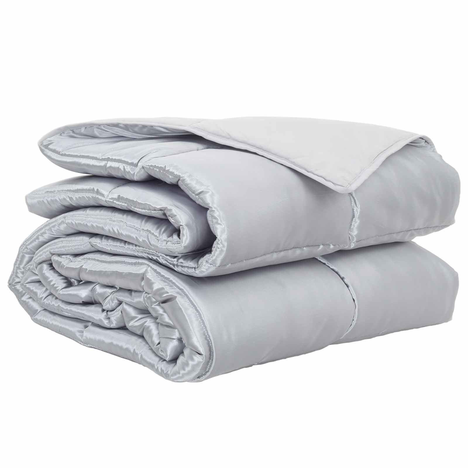 Piumone Completo Annuale Argento 220 x 260 cm Satin e Micropile | homemem39