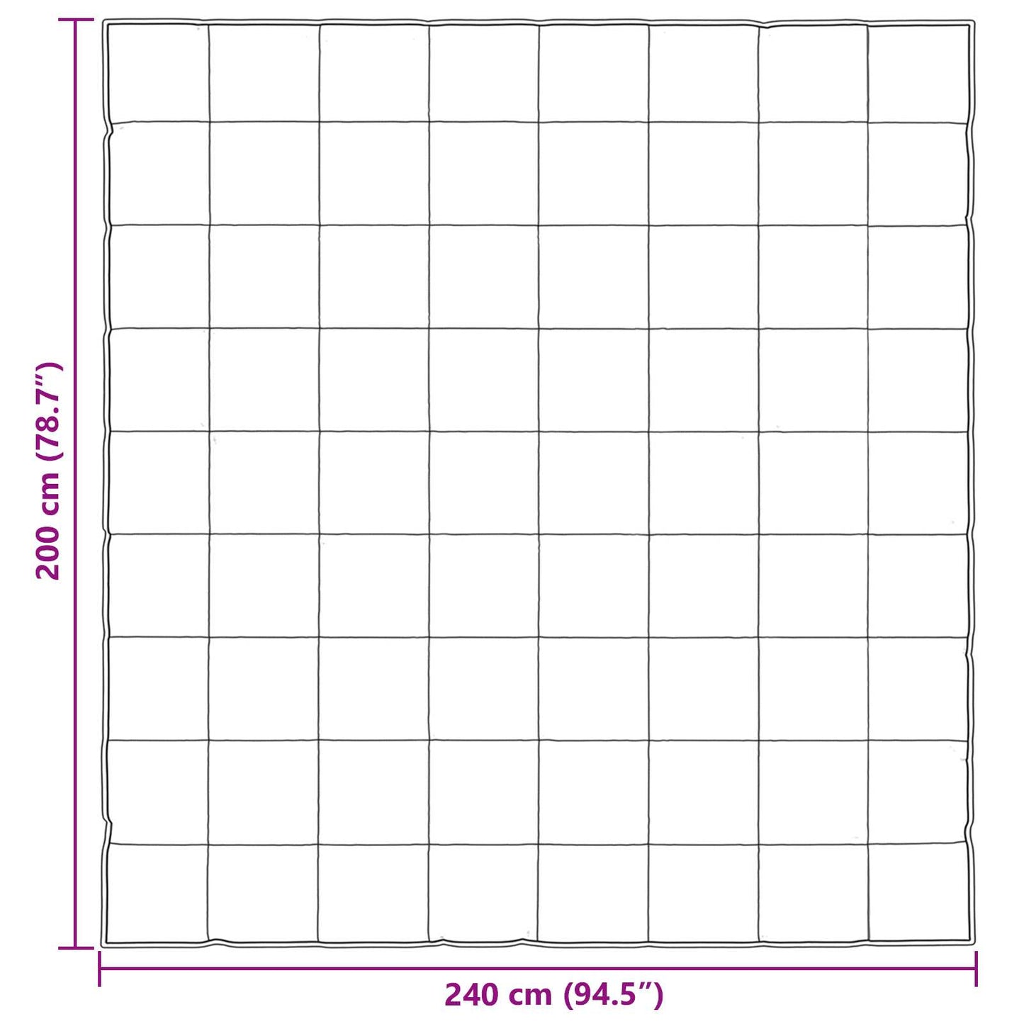 Duvet Invernale Oro 240 x 200 cm Satin e Micropile