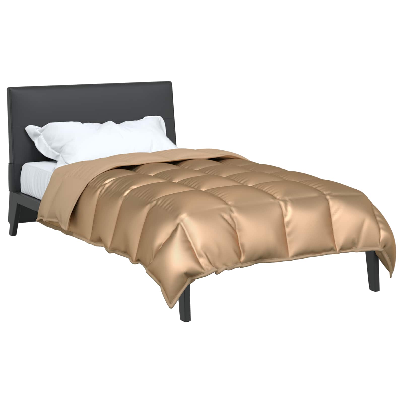 Duvet Invernale Oro 155 x 220 cm Satin e Micropile | homemem39
