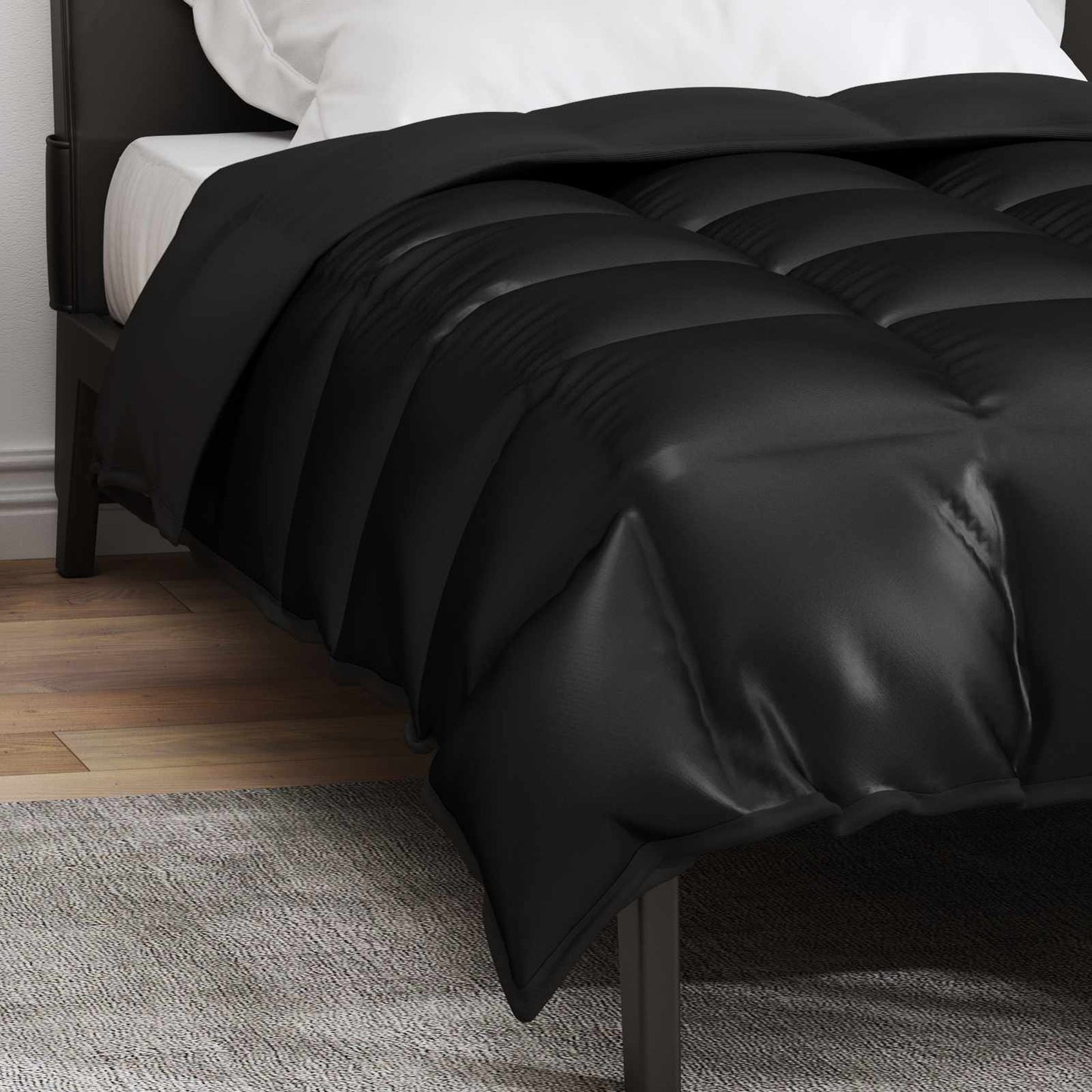 Duvet Invernale 155 x 200 cm 450 gsm Nero