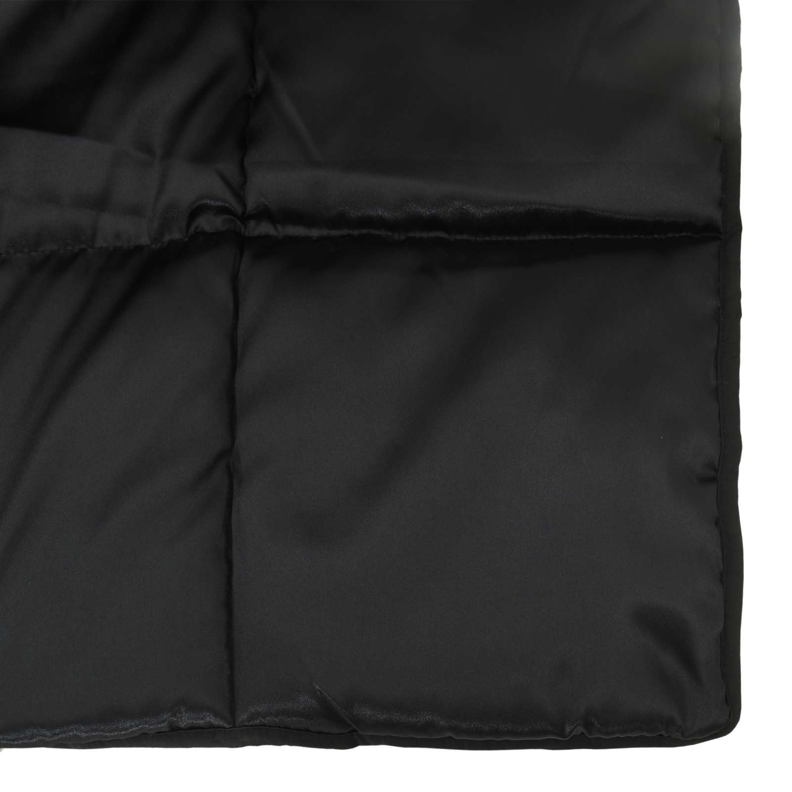 Duvet Invernale Nero 200 x 200 cm Satin e Micropile | homemem39