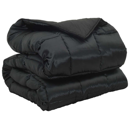 Duvet Invernale Nero 220 x 240 cm Satin e Micropile | homemem39