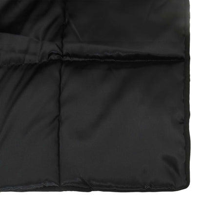 Duvet Invernale Nero 240 x 260 cm Satin e Micropile