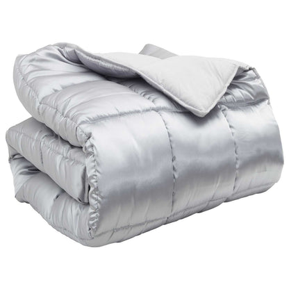 Duvet Invernale Argento 200 x 200 cm Satin e Micropile