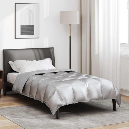 Duvet Invernale Argento 140 x 220 cm Satin e Micropile