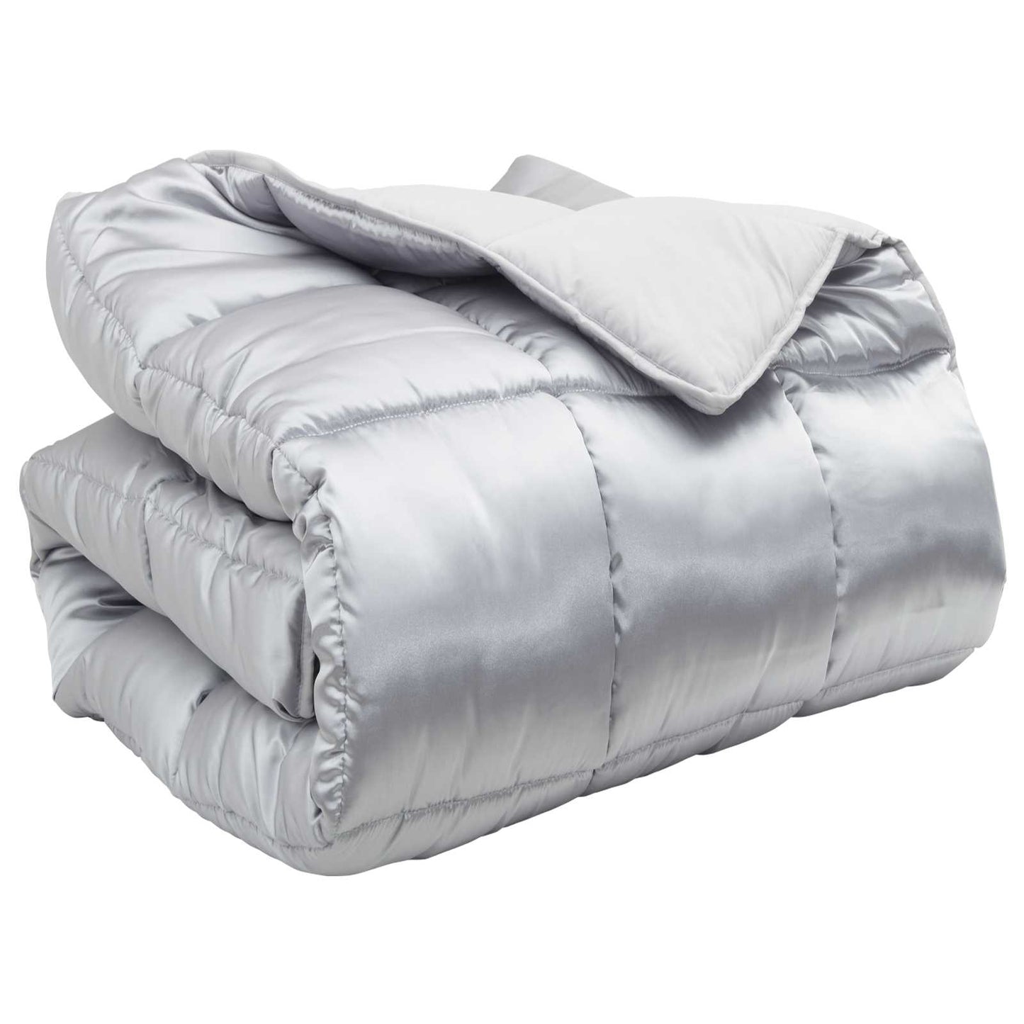 Duvet Invernale Argento 200 x 220 cm Satin e Micropile