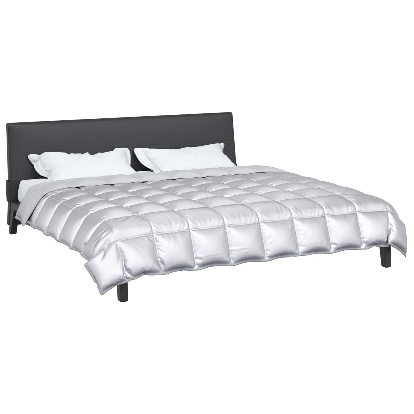 Duvet Invernale Argento 220 x 260 cm Satin e Micropile