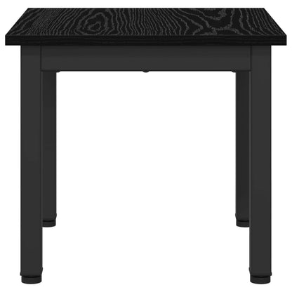 Tavolino da salotto Rovere Nero 40 x 40 x 36 cm