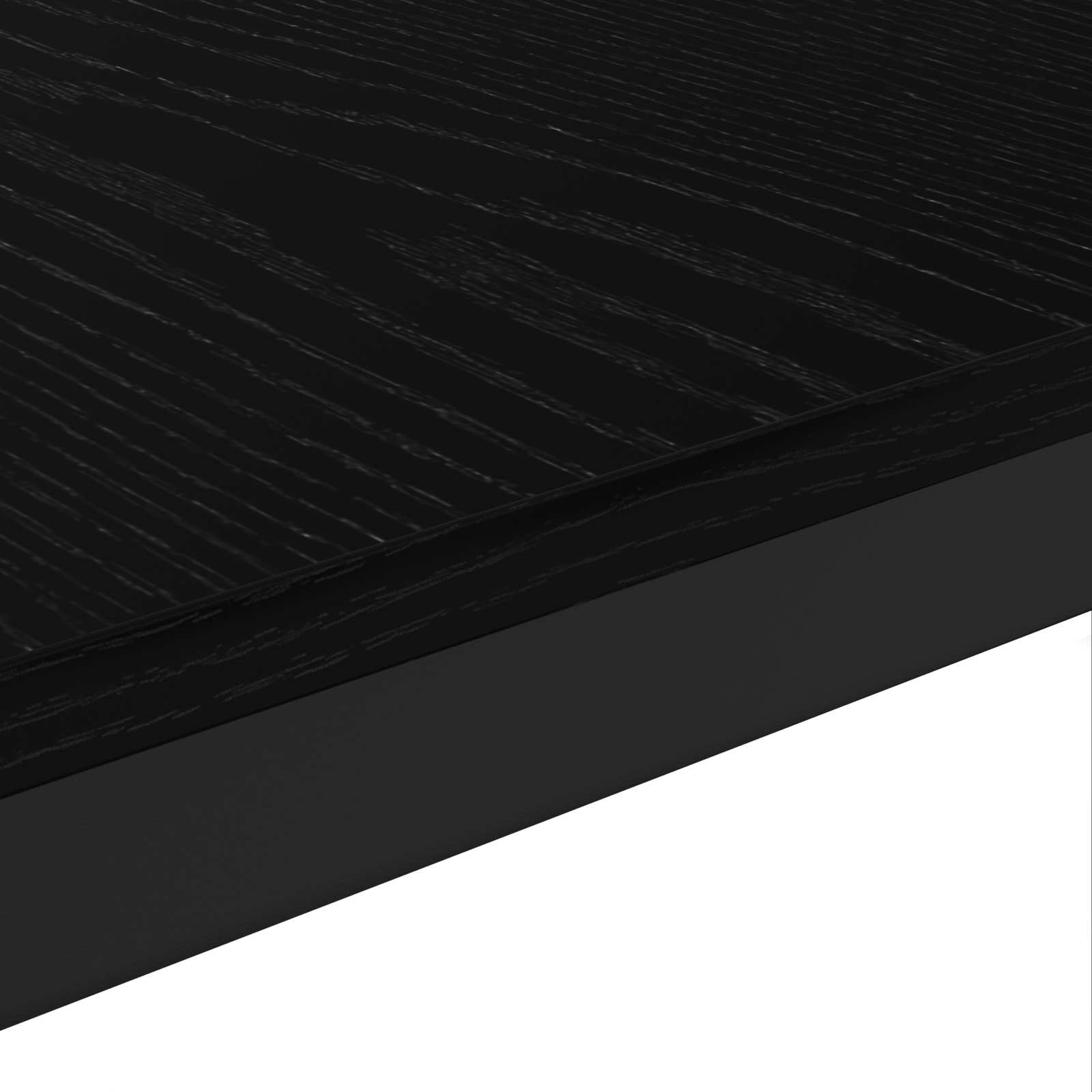 Tavolino da salotto Rovere Nero 50 x 50 x 36 cm - homemem39
