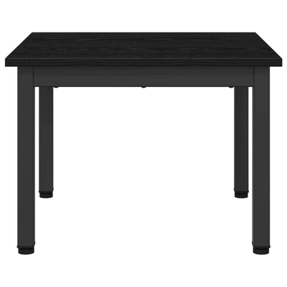 Tavolino da salotto Rovere Nero 50 x 50 x 36 cm - homemem39