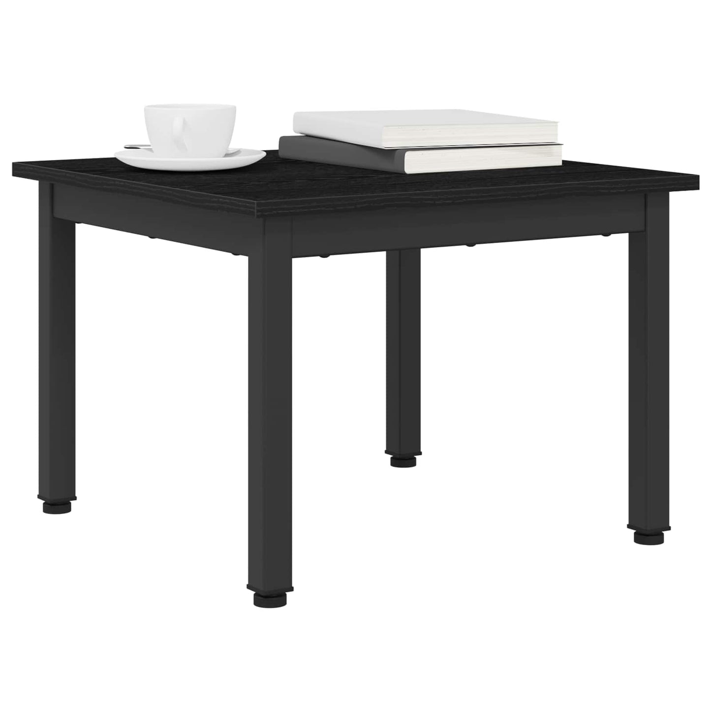 Tavolino da salotto Rovere Nero 50 x 50 x 36 cm - homemem39