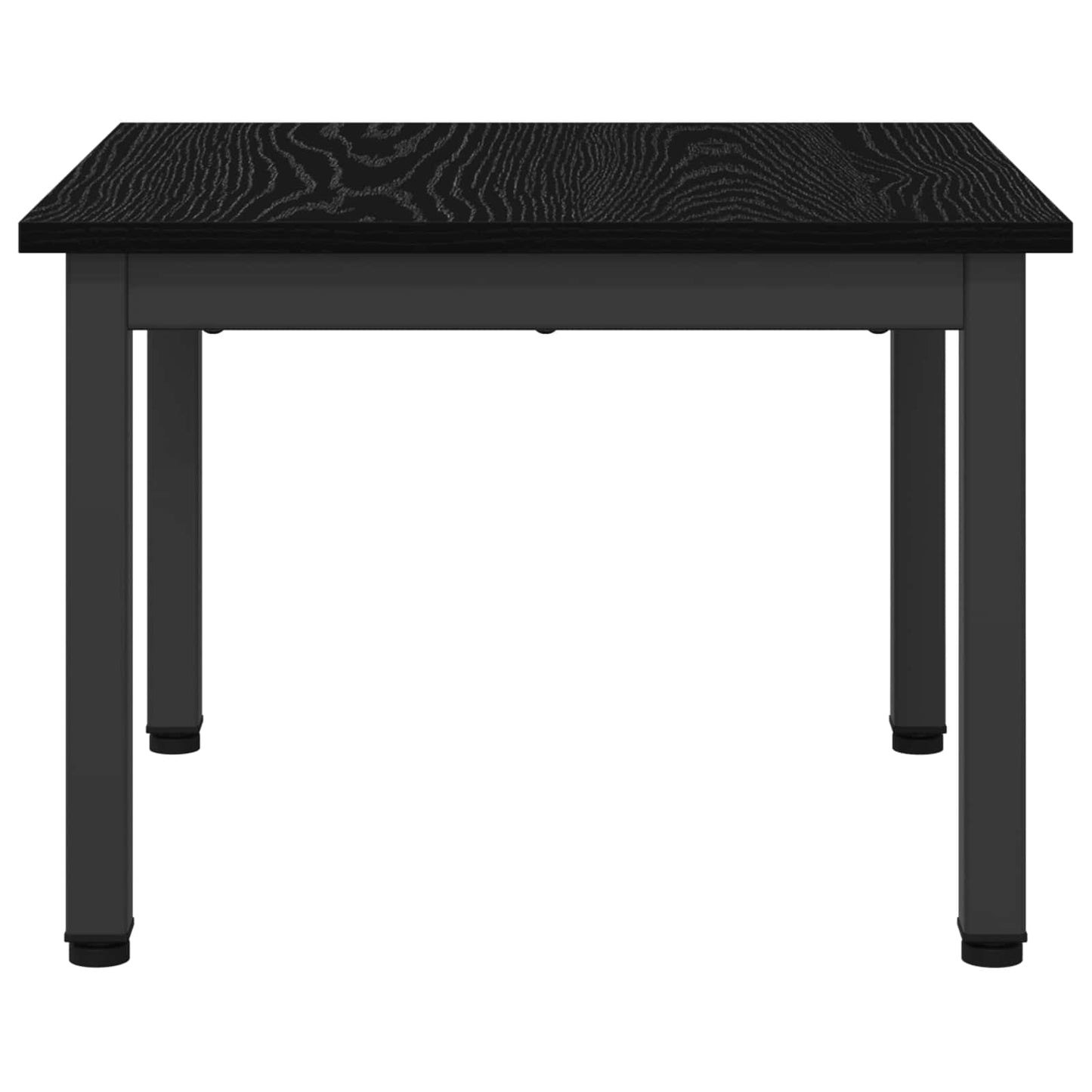 Tavolino da salotto Rovere Nero 50 x 50 x 36 cm - homemem39