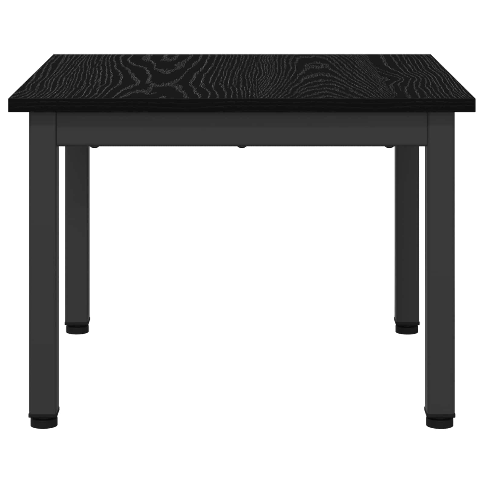 Tavolino da salotto Rovere Nero 50 x 50 x 36 cm - homemem39