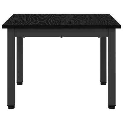 Tavolino da salotto Rovere Nero 50 x 50 x 36 cm - homemem39