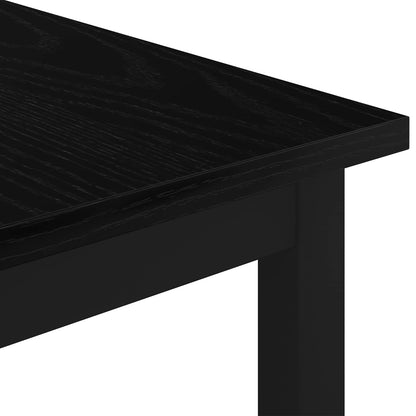 Tavolino da salotto Rovere Nero 60 x 30 x 36 cm - homemem39