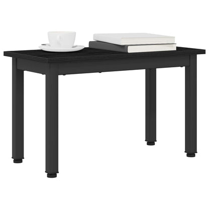 Tavolino da salotto Rovere Nero 60 x 30 x 36 cm - homemem39