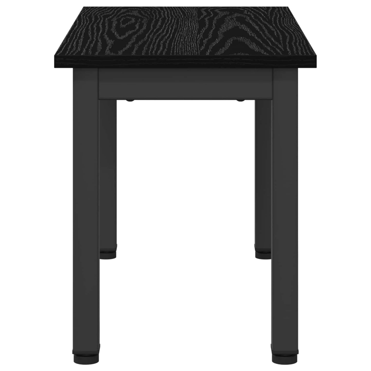 Tavolino da salotto Rovere Nero 60 x 30 x 36 cm