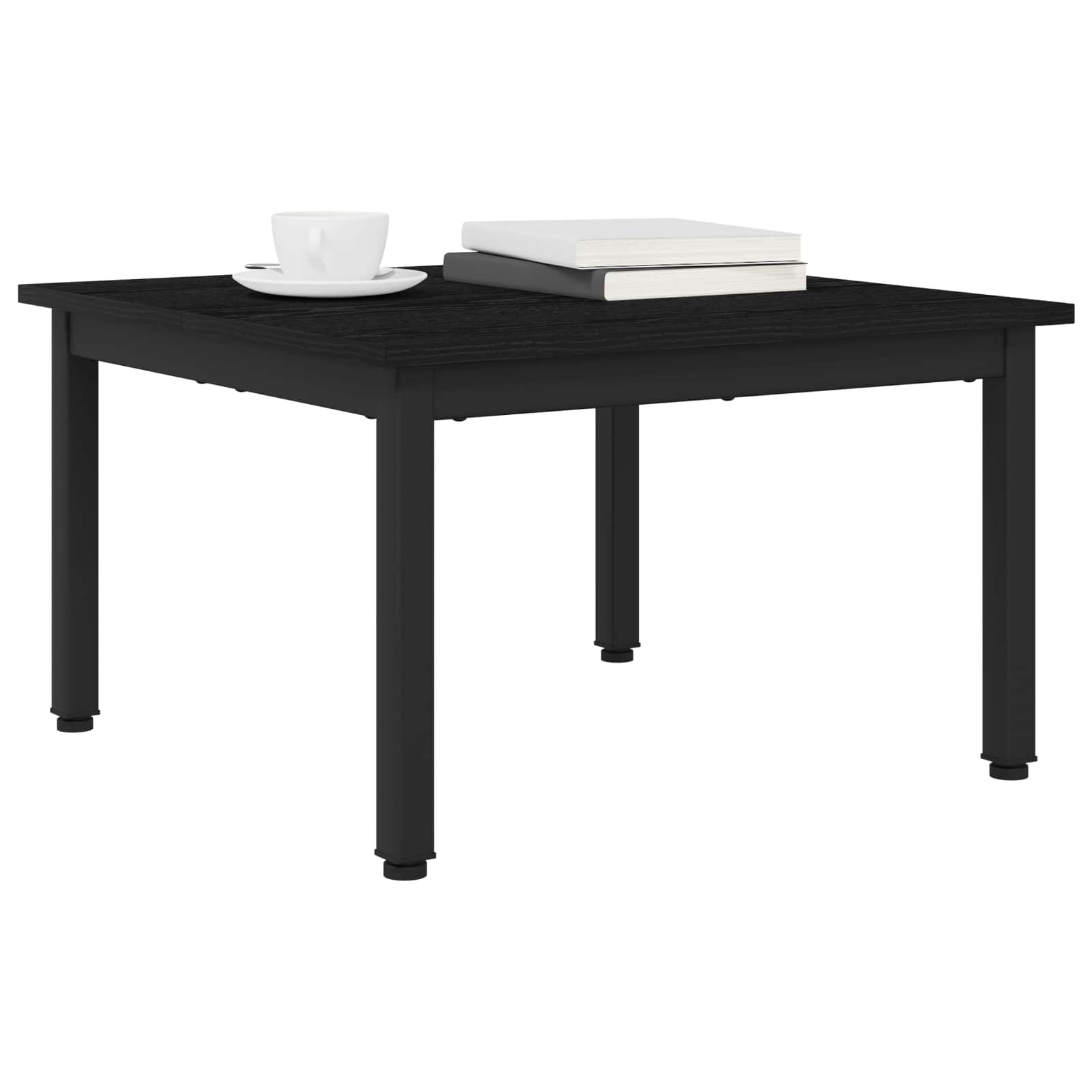 Tavolino da salotto Rovere Nero 60 x 60 x 36 cm - homemem39