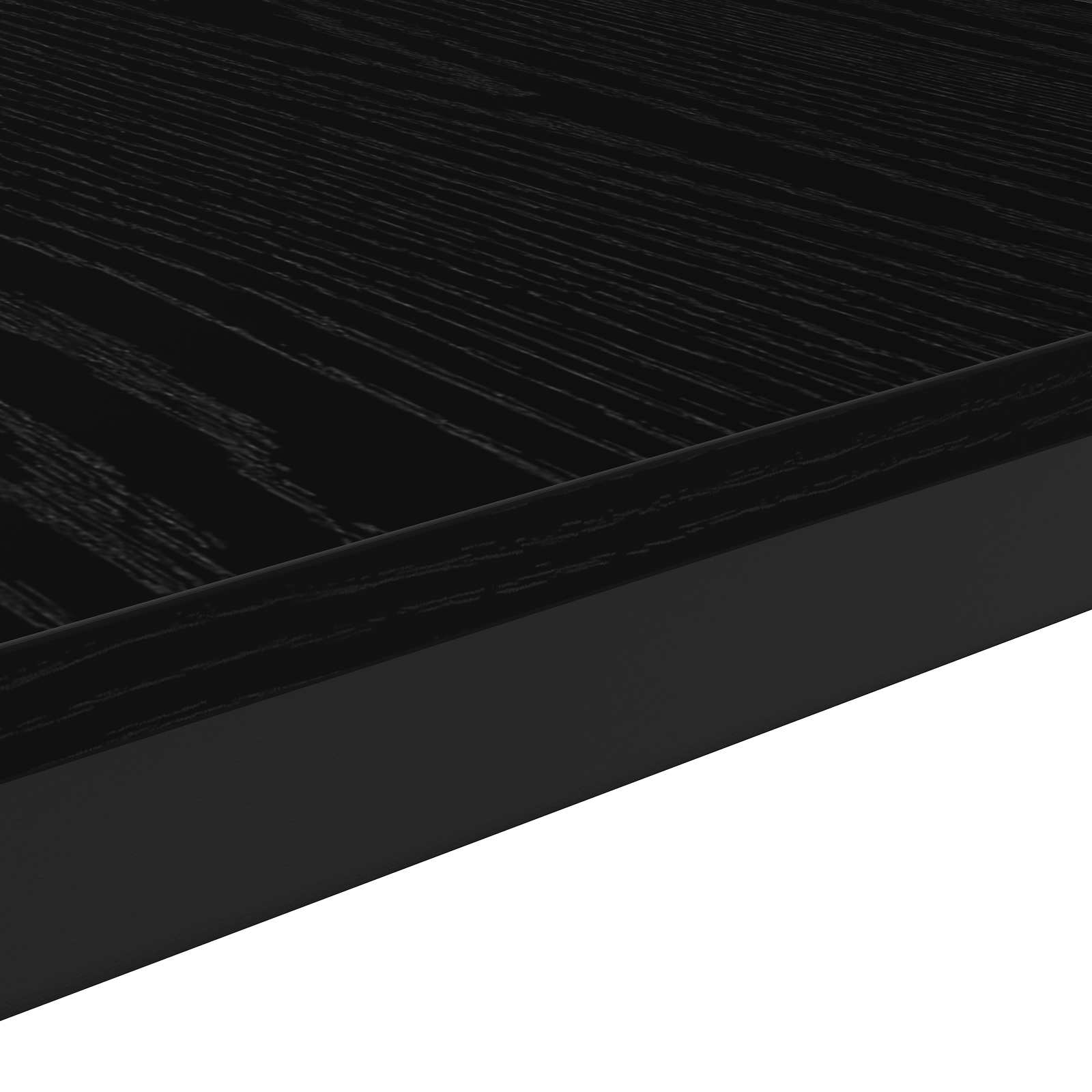 Tavolino da salotto Rovere Nero 60 x 50 x 36 cm - homemem39