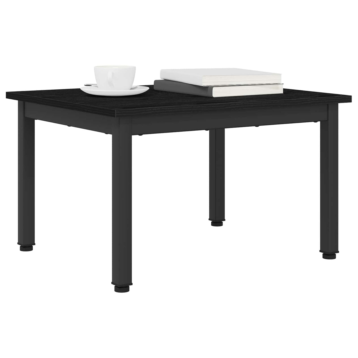 Tavolino da salotto Rovere Nero 60 x 50 x 36 cm - homemem39