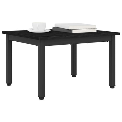 Tavolino da salotto Rovere Nero 60 x 50 x 36 cm - homemem39
