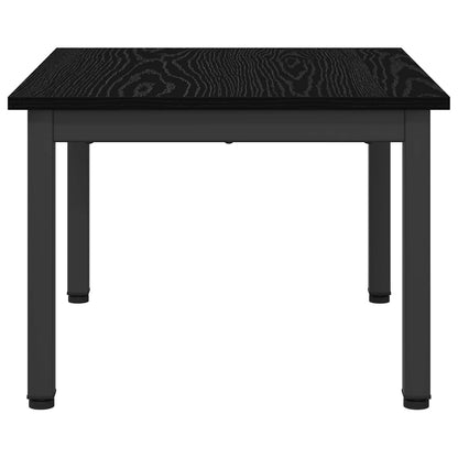 Tavolino da salotto Rovere Nero 60 x 50 x 36 cm - homemem39