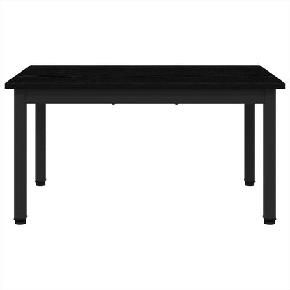 Tavolino da salotto Rovere Nero 70 x 50 x 36 cm - homemem39
