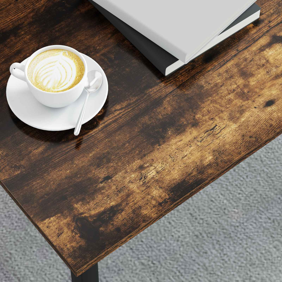 Tavolino da salotto Rovere Fumo 70 x 50 x 36 cm