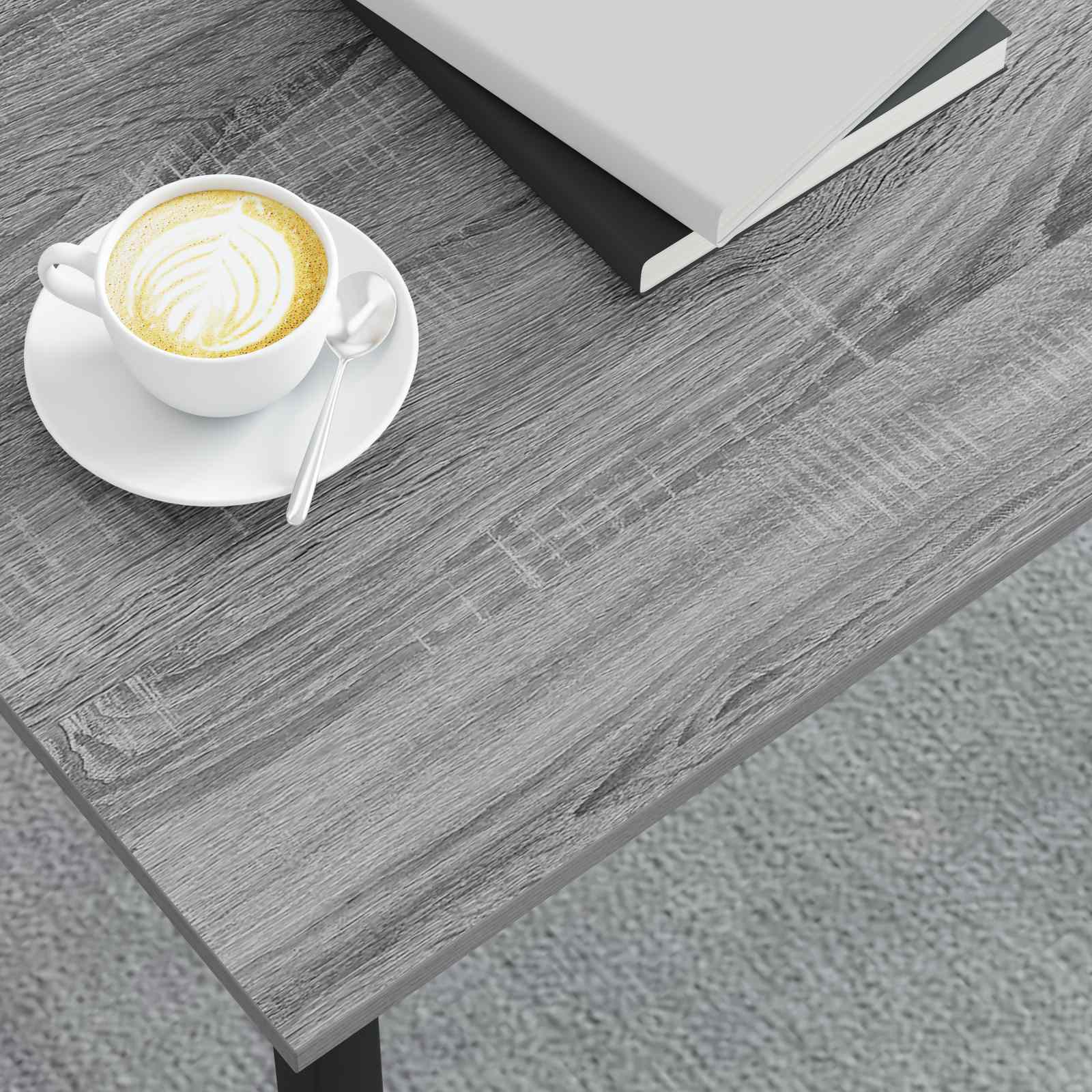 Tavolino da salotto Grigio Sonoma 70 x 50 x 36 cm - homemem39