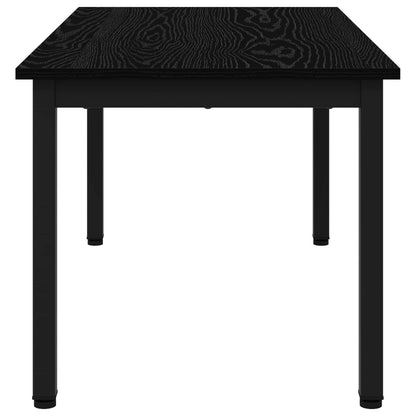 Tavolino da salotto Rovere Nero 100 x 50 x 45 cm - homemem39