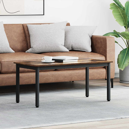 Tavolino da salotto Quercia Fumosa 100 x 50 x 45 cm | homemem39