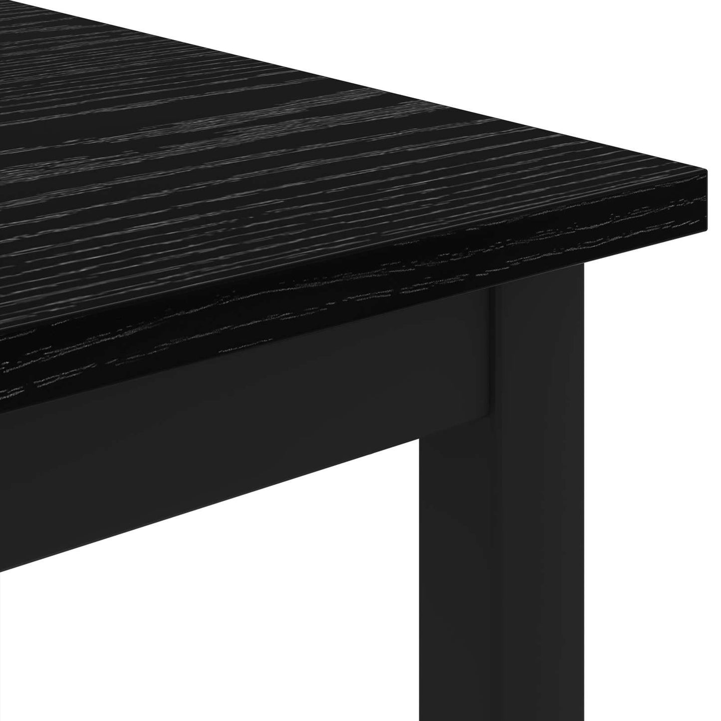 Tavolino da salotto Rovere Nero 80 x 80 x 45 cm - homemem39