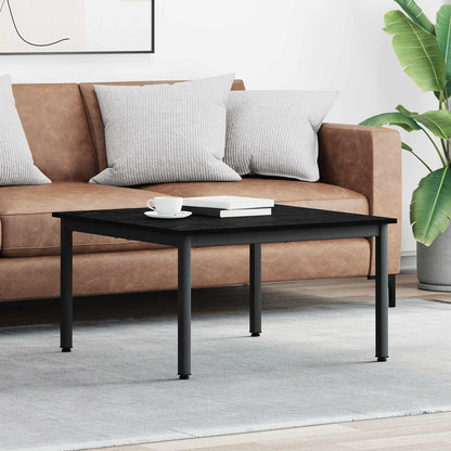 Tavolino da salotto Rovere Nero 80 x 80 x 45 cm - homemem39