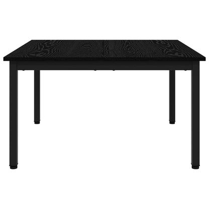 Tavolino da salotto Rovere Nero 80 x 80 x 45 cm - homemem39