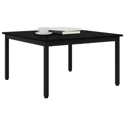 Tavolino da salotto Rovere Nero 80 x 80 x 45 cm - homemem39
