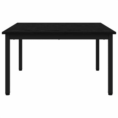 Tavolino da salotto Rovere Nero 80 x 80 x 45 cm - homemem39