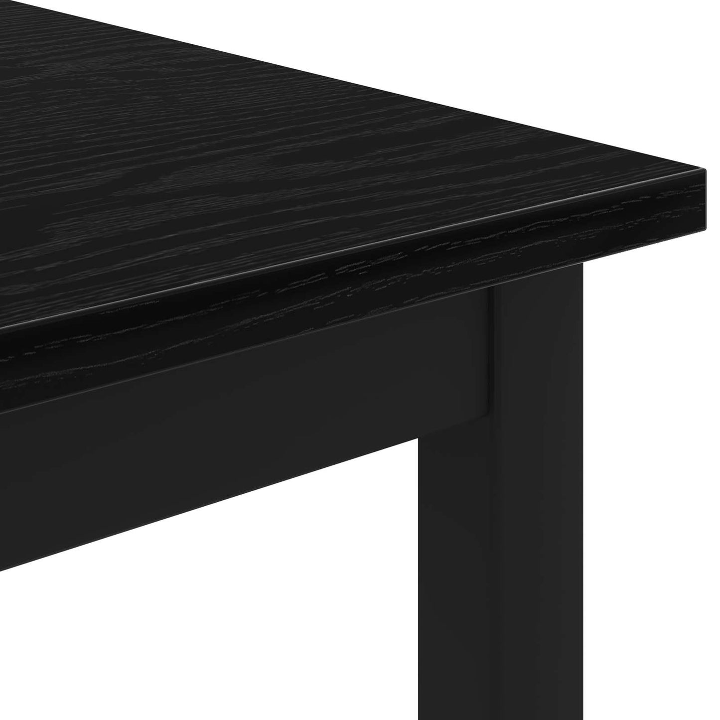 Tavolino da salotto Rovere Nero 100 x 100 x 45 cm - homemem39