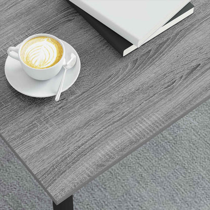 Tavolino da salotto Grigio Sonoma 100 x 100 x 45 cm - homemem39