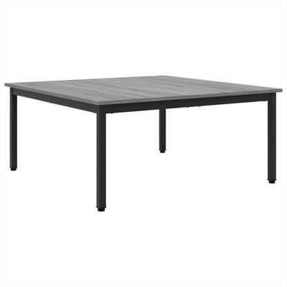 Tavolino da salotto Grigio Sonoma 100 x 100 x 45 cm - homemem39