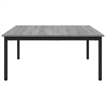 Tavolino da salotto Grigio Sonoma 100 x 100 x 45 cm - homemem39