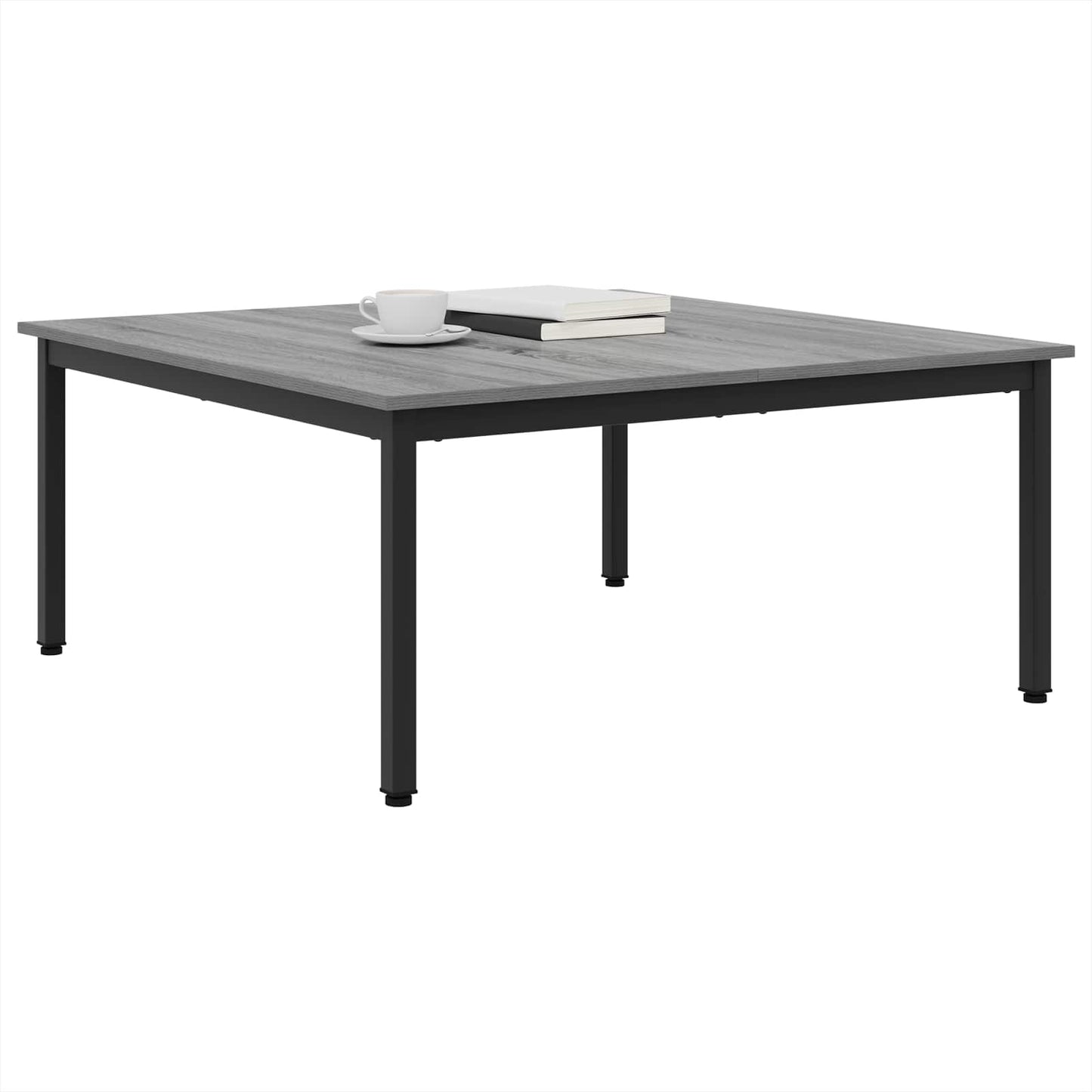 Tavolino da salotto Grigio Sonoma 100 x 100 x 45 cm - homemem39
