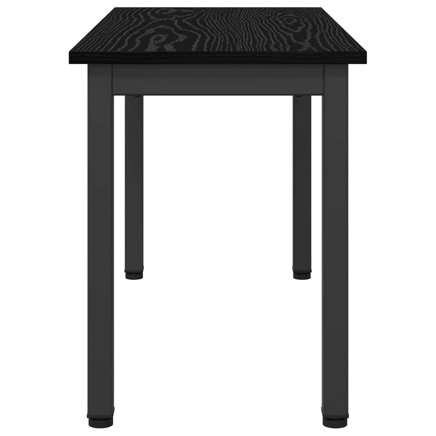 panchina Rovere Nero 80 x 35 x 45 cm Legno multistrato | homemem39